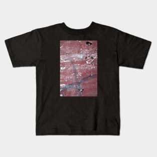 Painted texture with hole Kids T-Shirt